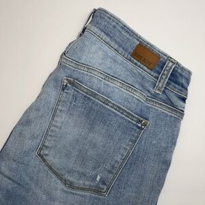 Judy Blue Jeans Women's 18W Skinny Fit Capri Distressed‎ Mid Rise JB82249LT-PL